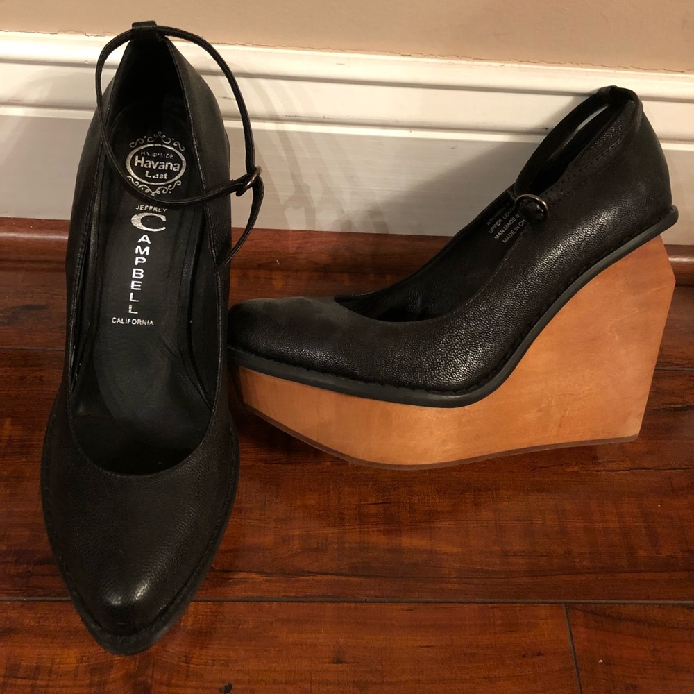 Jeffrey Campbell wooden wedges